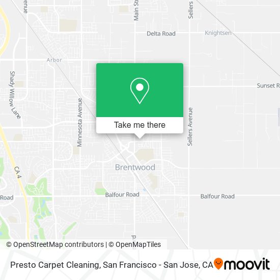 Presto Carpet Cleaning map