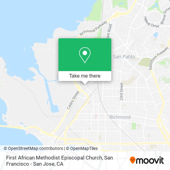 Mapa de First African Methodist Episcopal Church