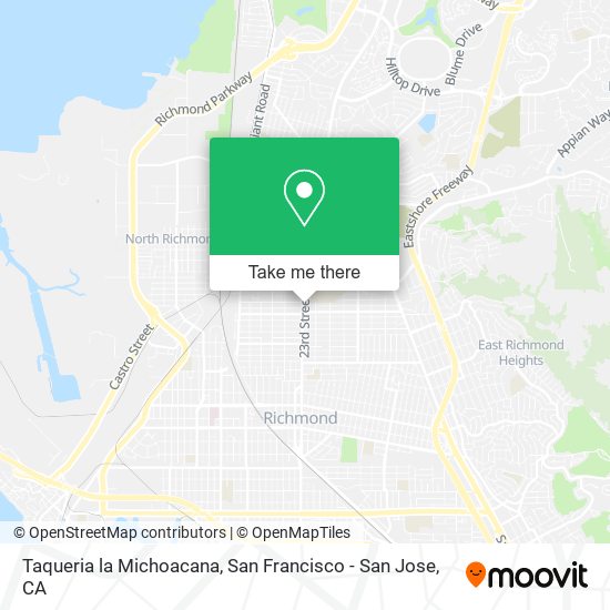 Taqueria la Michoacana map