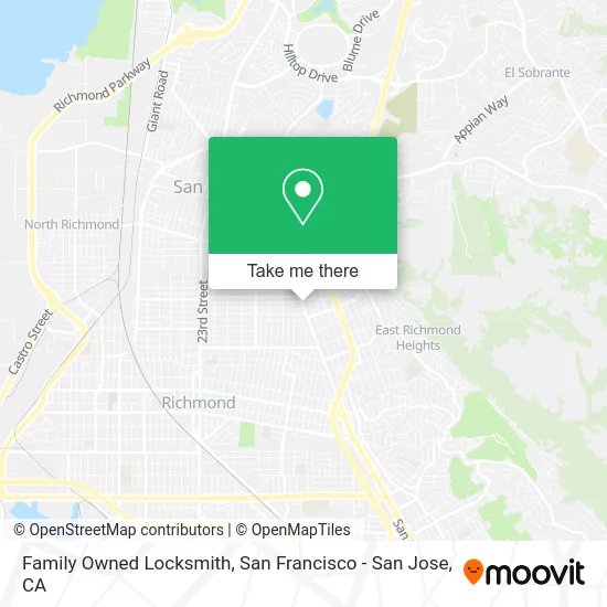 Family Owned Locksmith map