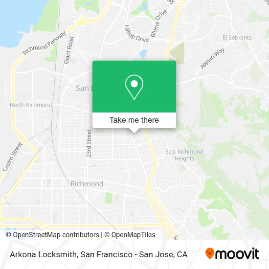 Arkona Locksmith map