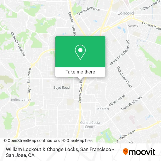 William Lockout & Change Locks map