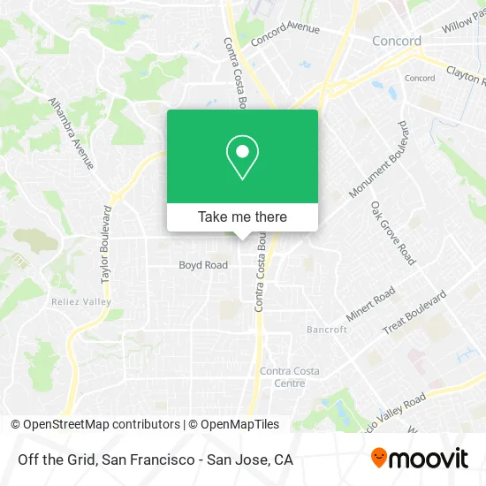 Mapa de Off the Grid