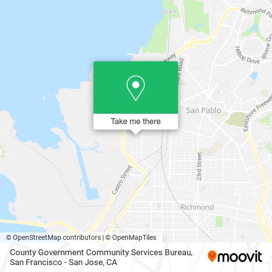 County Government Community Services Bureau map