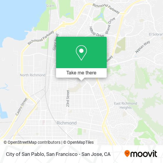 City of San Pablo map