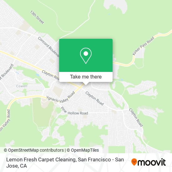 Lemon Fresh Carpet Cleaning map