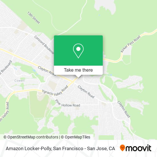 Amazon Locker-Polly map