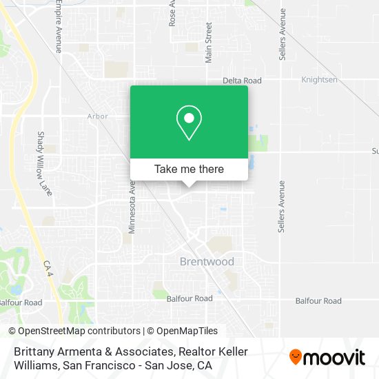 Brittany Armenta & Associates, Realtor Keller Williams map