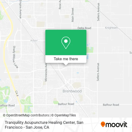 Mapa de Tranquility Acupuncture Healing Center