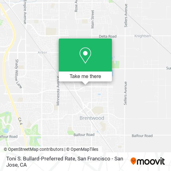 Toni S. Bullard-Preferred Rate map