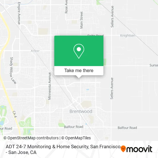 ADT 24-7 Monitoring & Home Security map