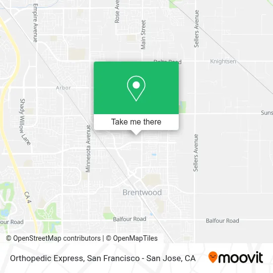 Orthopedic Express map