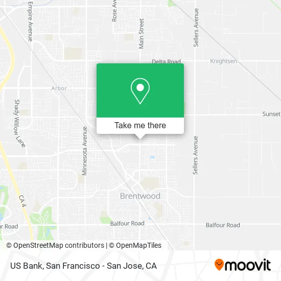 Mapa de US Bank
