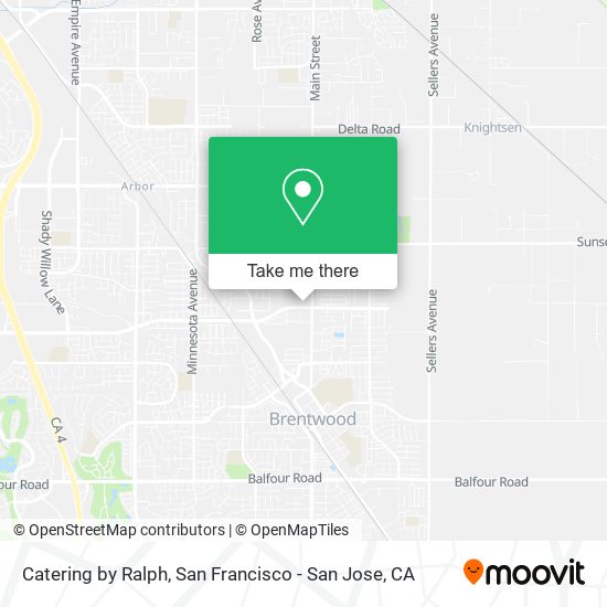 Catering by Ralph map