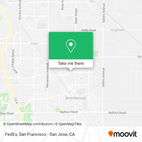 Mapa de FedEx