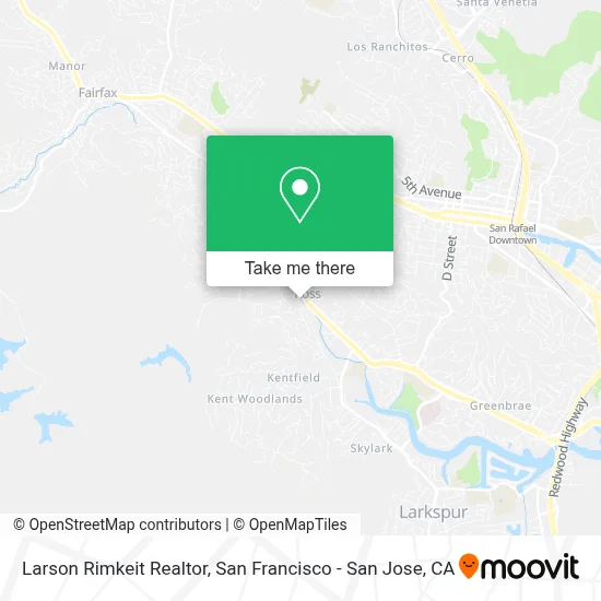 Larson Rimkeit Realtor map