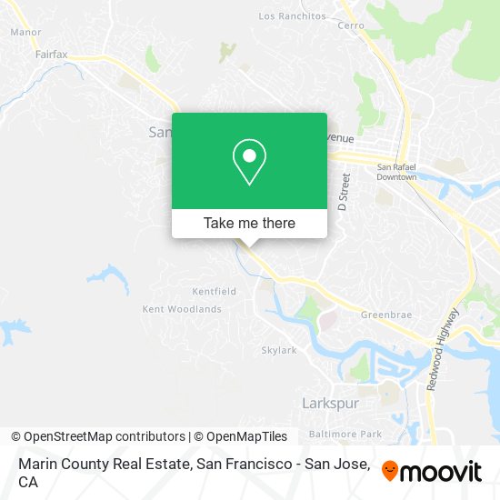 Marin County Real Estate map
