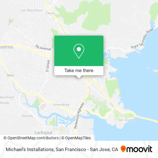 Michael's Installations map