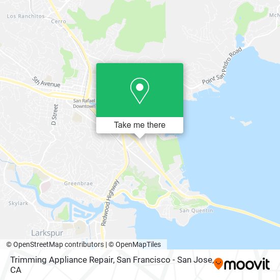 Trimming Appliance Repair map