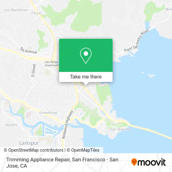 Trimming Appliance Repair map