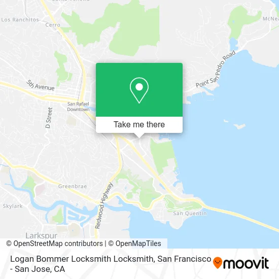 Logan Bommer Locksmith Locksmith map