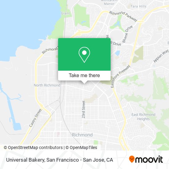 Mapa de Universal Bakery
