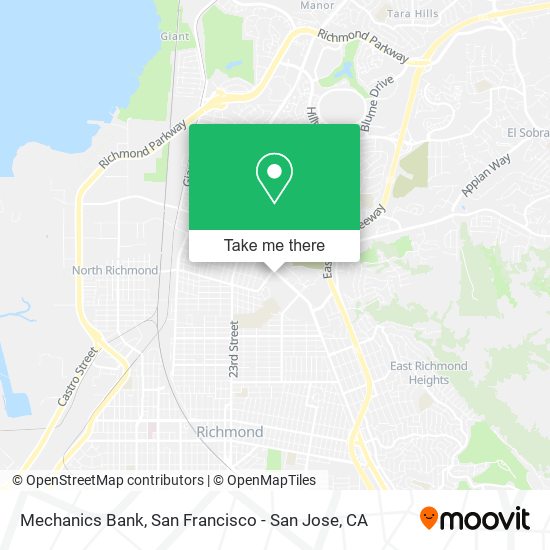 Mapa de Mechanics Bank