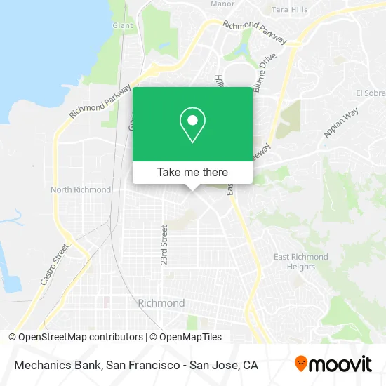 Mapa de Mechanics Bank