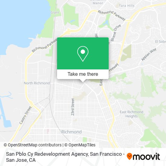 San Pblo Cy Redevelopment Agency map