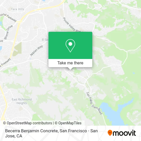 Becerra Benjamin Concrete map