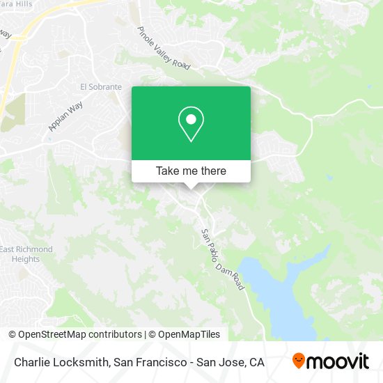 Charlie Locksmith map