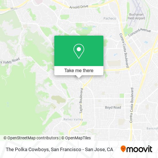 The Polka Cowboys map
