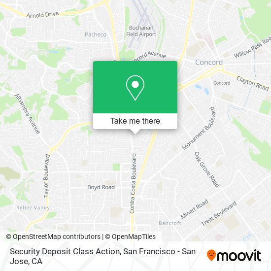 Security Deposit Class Action map
