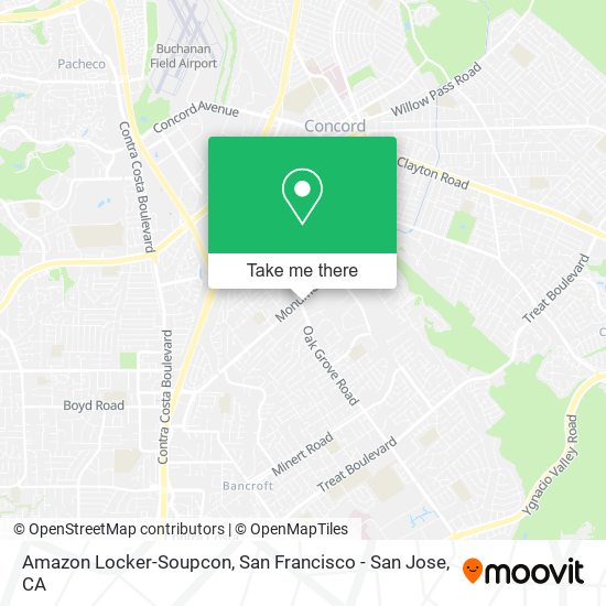 Amazon Locker-Soupcon map