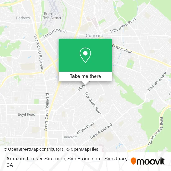 Mapa de Amazon Locker-Soupcon