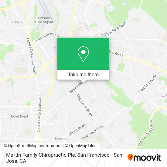Martin Family Chiropractic Ple map