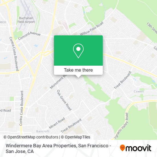 Mapa de Windermere Bay Area Properties
