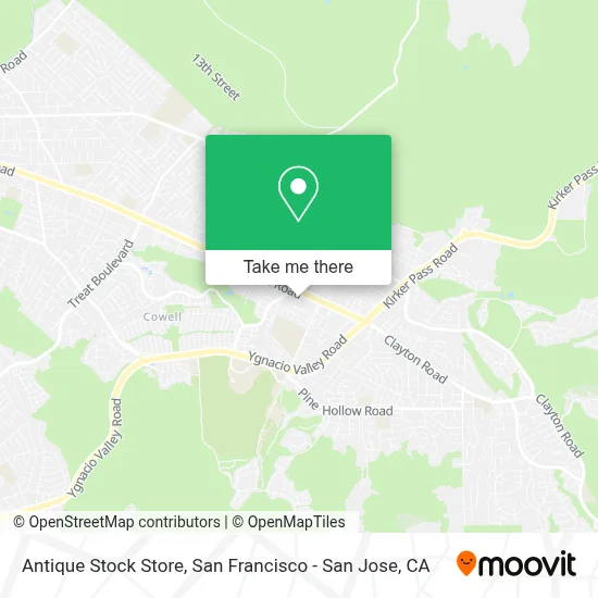 Antique Stock Store map