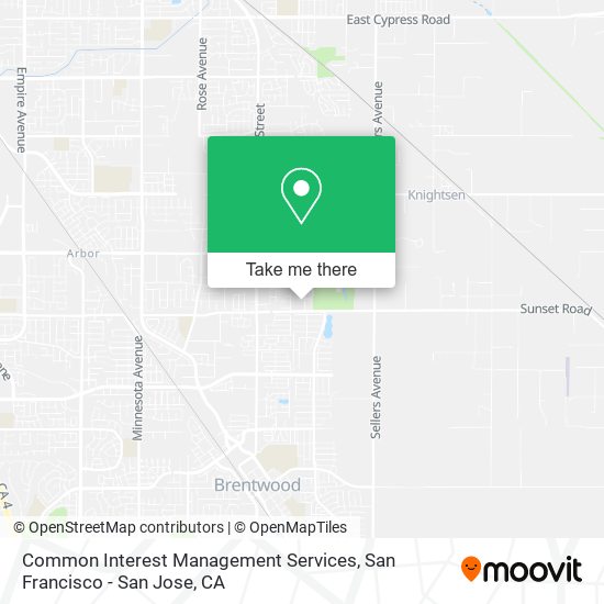 Common Interest Management Services map