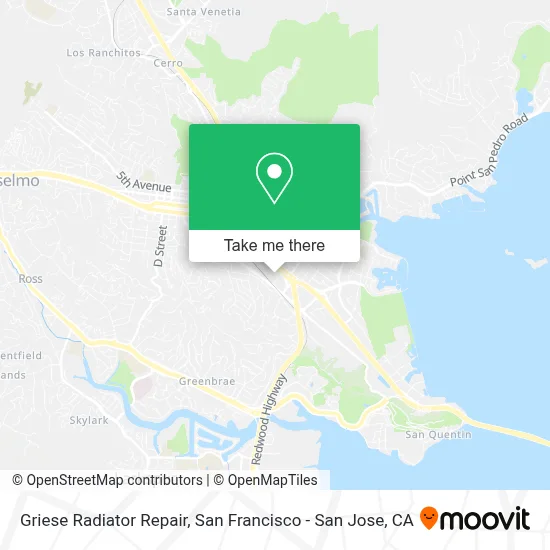 Griese Radiator Repair map
