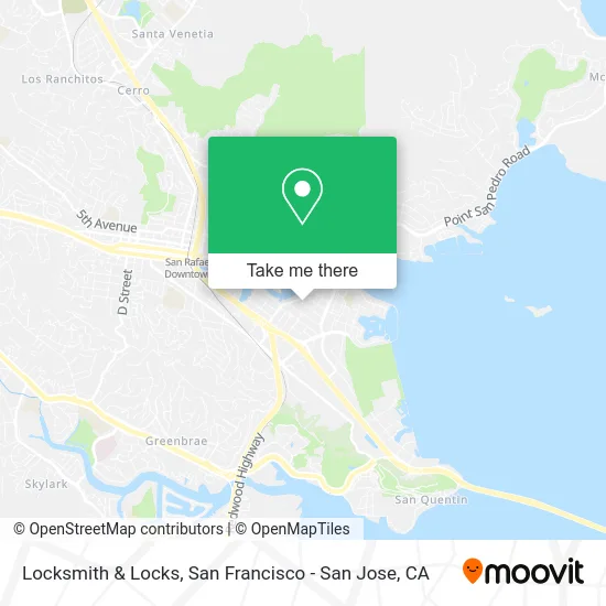 Locksmith & Locks map
