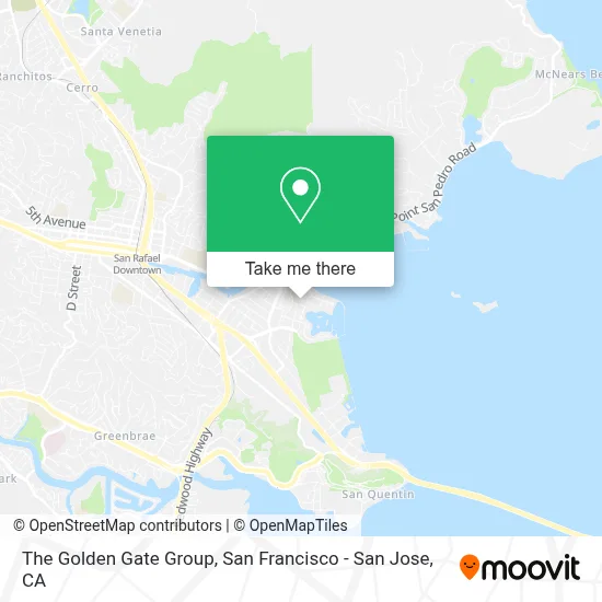 The Golden Gate Group map