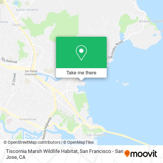 Tiscornia Marsh Wildlife Habitat map