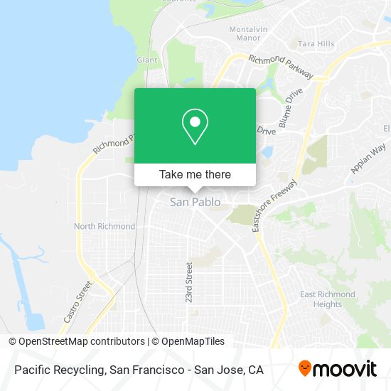 Pacific Recycling map
