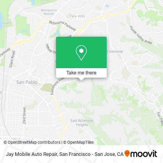 Jay Mobile Auto Repair map