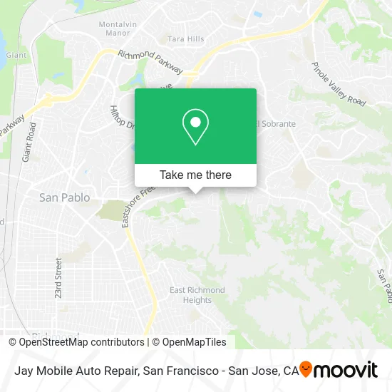 Jay Mobile Auto Repair map