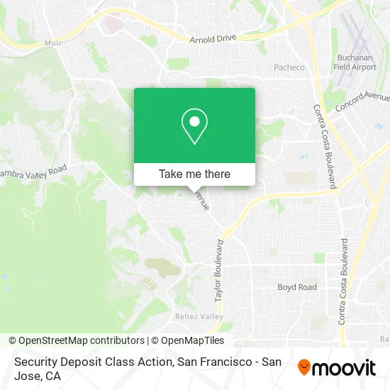 Security Deposit Class Action map