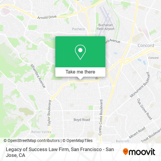 Legacy of Success Law Firm map