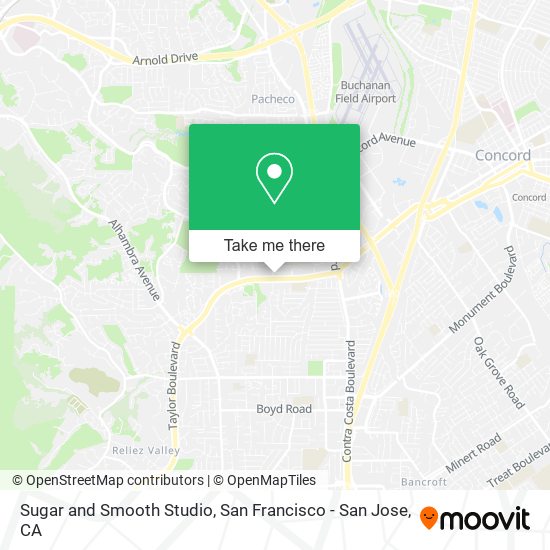 Sugar and Smooth Studio map