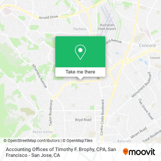 Accounting Offices of Timothy F. Brophy, CPA map